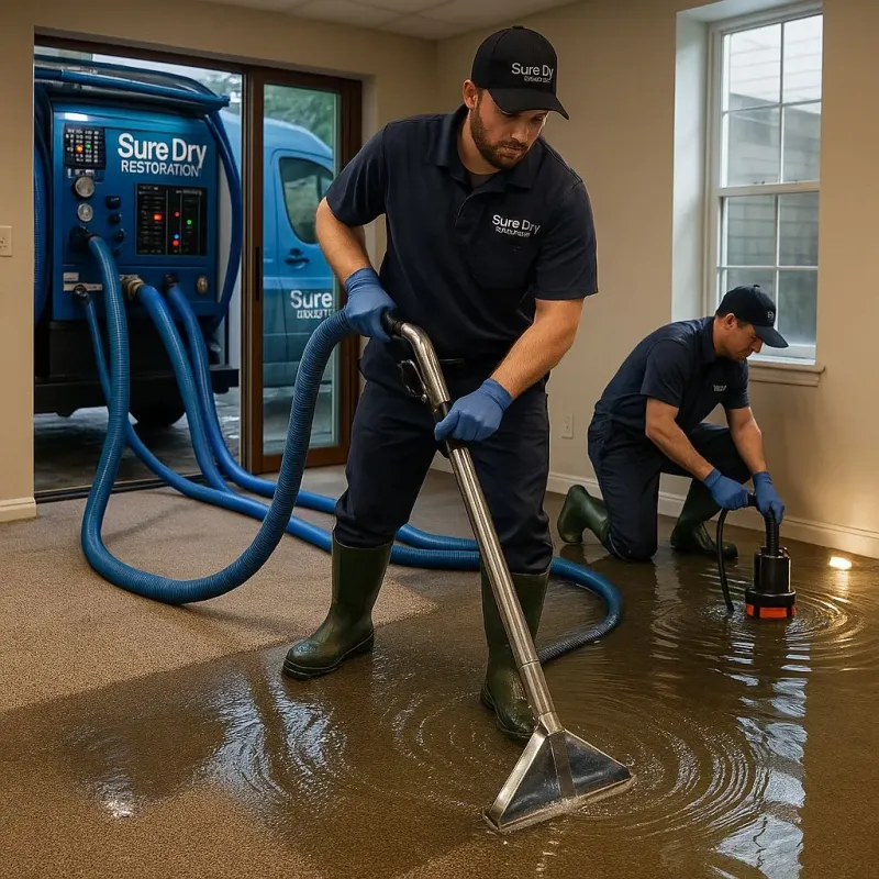 Water Extraction and Removal process in Stewartville, MN